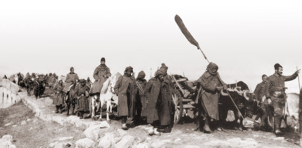 Lüle Burgaz'dan Çatalca'ya doğru çekilen Osmanlı birlikleri
